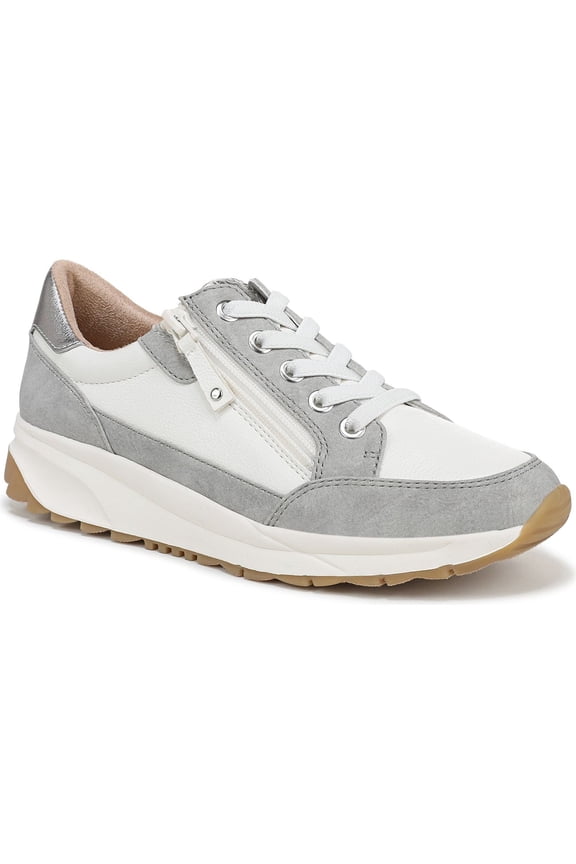 Women's Jace Lace-Up Sneaker White/Grey 10W