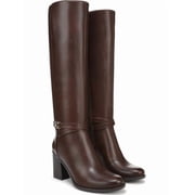 Naturalizer Women's Jane Knee High Boot Cappuccino Brown Extra Wide Calf 10W