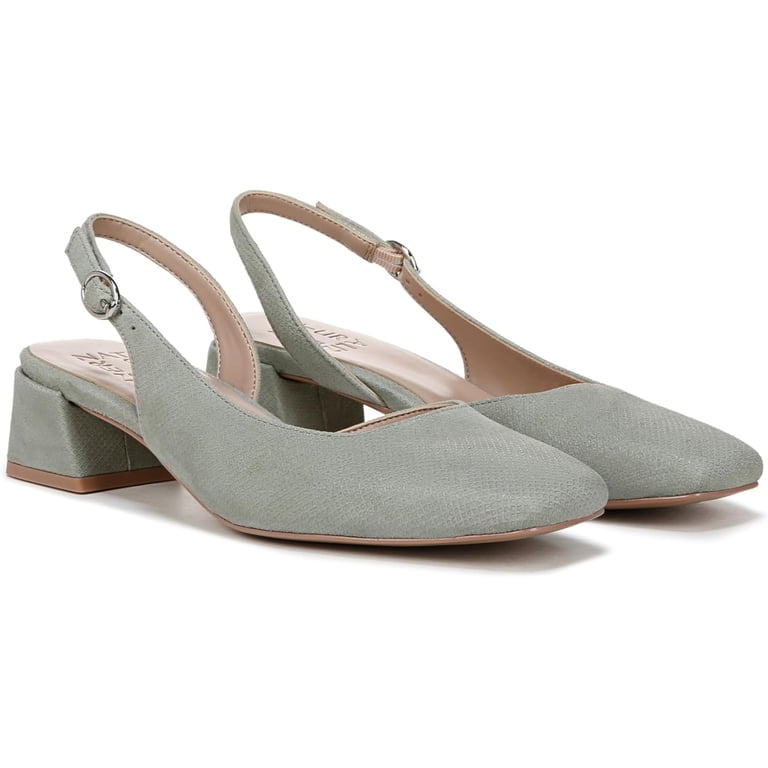 Naturalizer Women's Jayla Low Heel Slingback Pump Pistachio Green