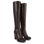 Naturalizer Womens Kalina Knee High Tall Boots Cider Spice Leather Narrow Calf 7.5 M
