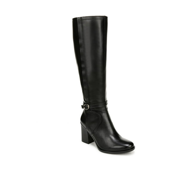 Naturalizer Women's Black Leather Kamila Knee High Boots 7.5M