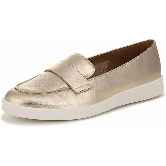 Naturalizer Women's Karis Loafer Soft Gold Leather 9N