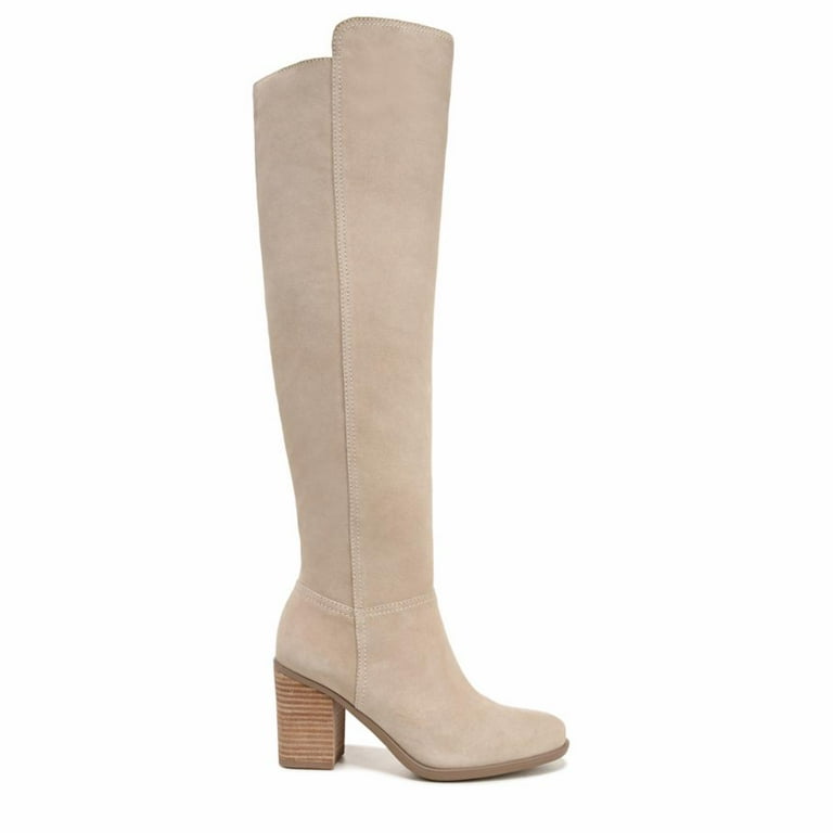 Naturalizer Women s Kyrie Over The Knee Boots Porcelain Suede 9M Walmart