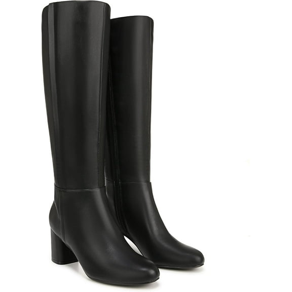 Naturalizer Women's Loving Knee High Boot Black Smooth 7M