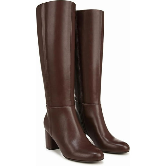 Naturalizer Women's Loving Knee High Boot Brown Smooth 7.5M
