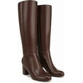 thumbnail image 1 of Naturalizer Women's Loving Knee High Boot Brown Smooth Wide Calf 9.5W, 1 of 5