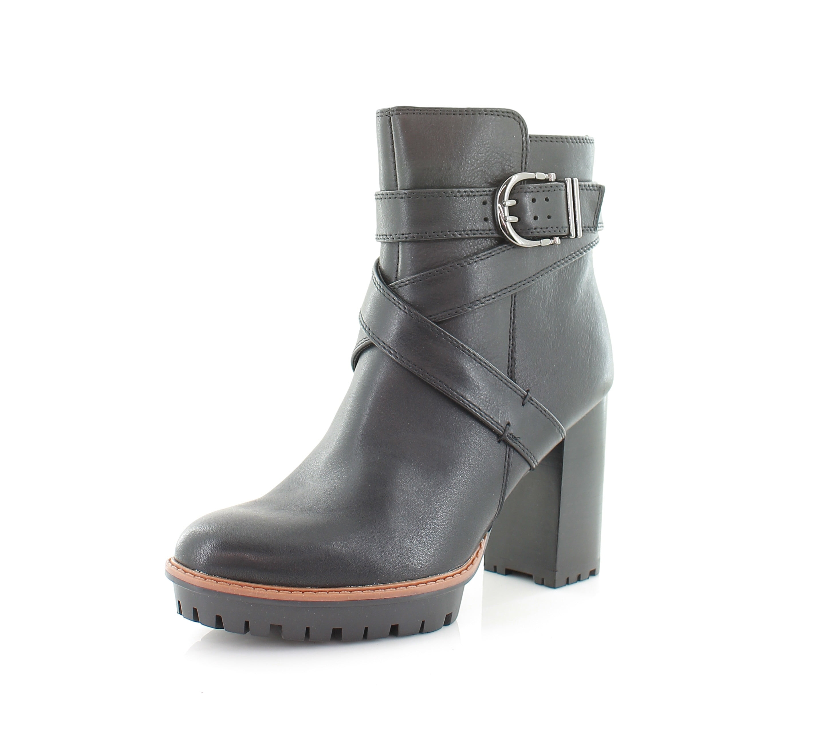 Naturalizer Women s Lyra Ankle Boots Black Leather 9.5M Walmart