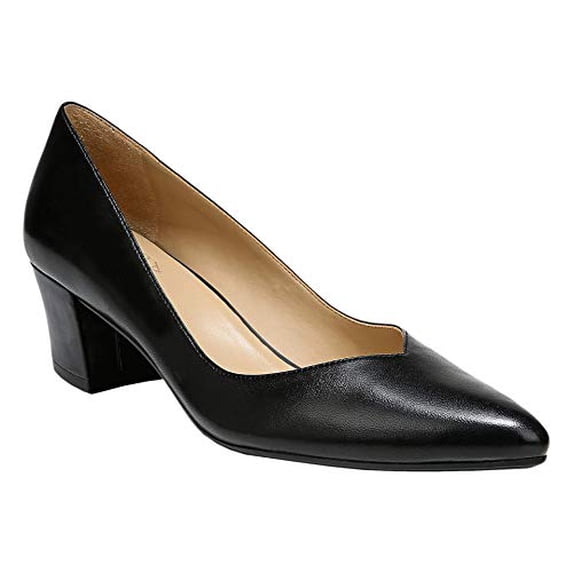 Naturalizer Women's Mali Leather Pumps, Black Leather, 10 Narrow