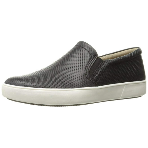 Naturalizer Women's Marianne Black Leather Slip-On Shoes - 8.5 WW