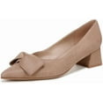thumbnail image 1 of Naturalizer Women's Mavis Bow Pump Taupe Suede 12W, 1 of 5