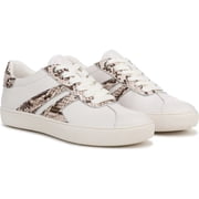 Naturalizer Womens Medina Lace Up Sneaker Warm White/Beige Snake Print 8.5W