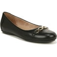thumbnail image 1 of Naturalizer Women's Mira Flat Black Leather 8W, 1 of 1