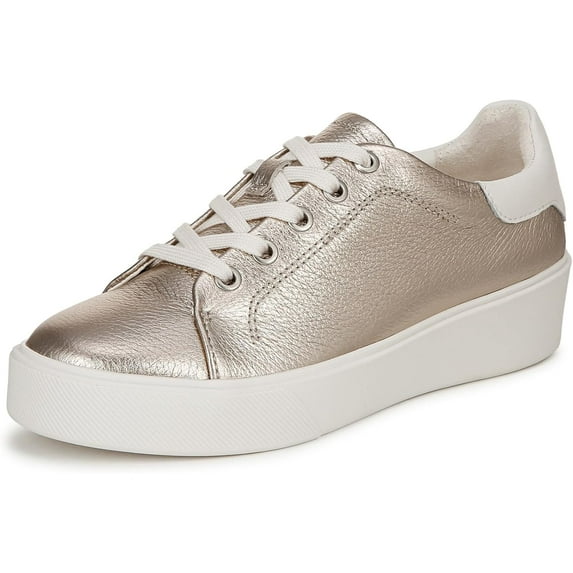 Naturalizer Women's Morrison 3.0 Lace Up Sneaker Warm Silver/White 9W