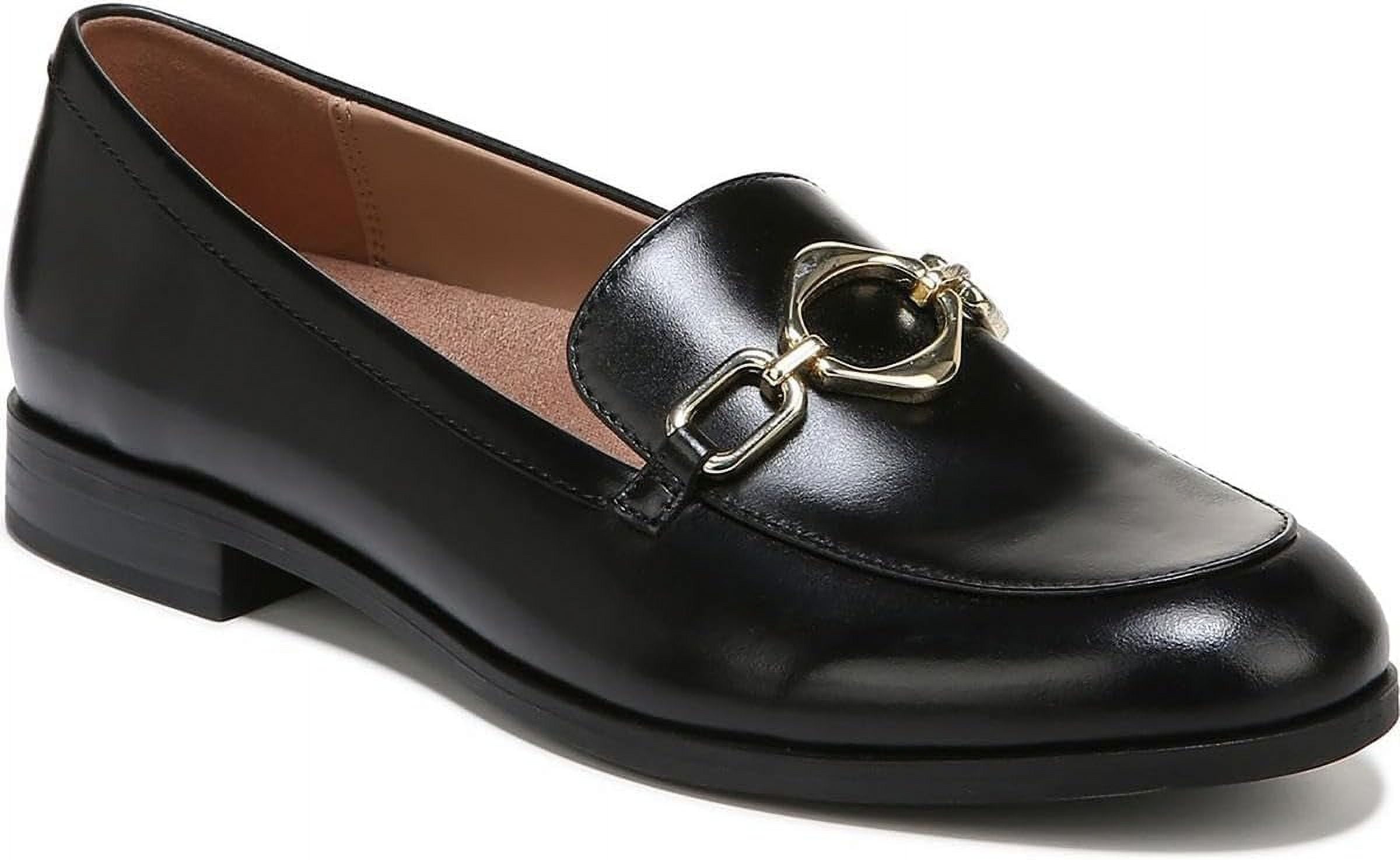Clarks Womens Teresa Step Pump, Black Leather, 8 Wide US For Sale | Las