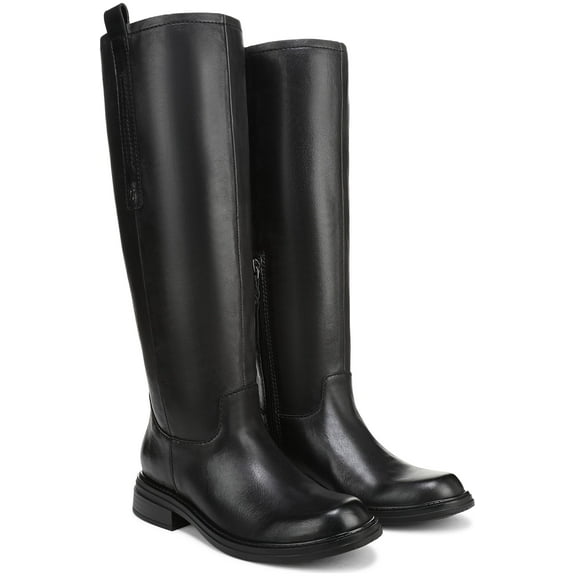 Naturalizer Women's Ontime Knee High Boot Black Wide Calf 8W