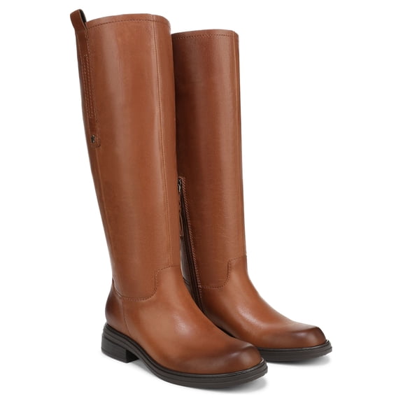 Naturalizer Women's Ontime Knee High Boot English Tea Brown Wide Calf 6.5M