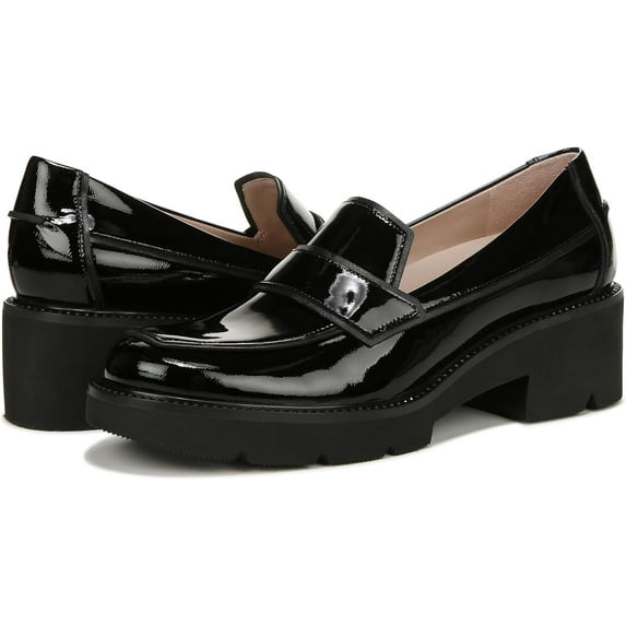 Naturalizer Women's Pnina Tornai Agapi Loafers Black Patent Leather 8.5M