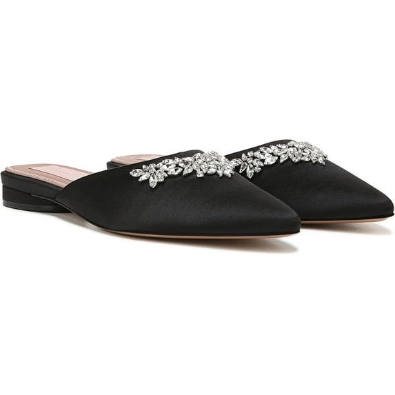 Naturalizer Women's Pnina Tornai Pyaar Mule Black Satin 6M