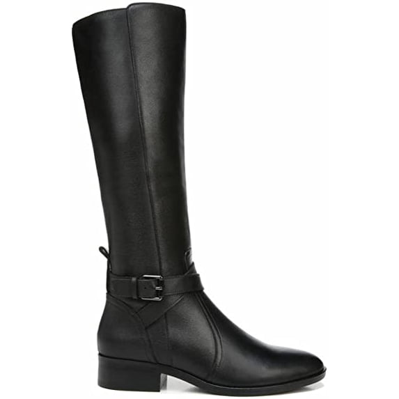 Naturalizer Women's Rena Knee High Boots Black Wide Calf 11M