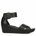 thumbnail image 1 of Naturalizer Women's Riviera Black Wedge Sandals 10M, 1 of 2