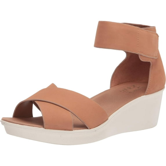 Naturalizer Women's Riviera Cookie Dough Wedge Sandals 11W