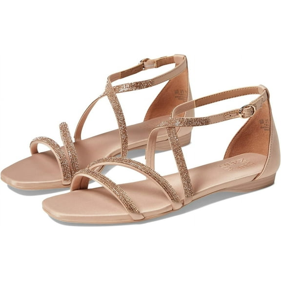 Naturalizer Women's Sicily Sandal Opal Beige Fabric 7.5M