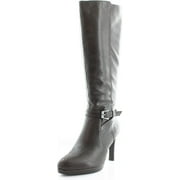 NATURALIZER Women's Taelynn Knee High Boots Forest Brown Leather 6.5M