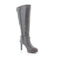 thumbnail image 1 of Naturalizer Women's Taelynn Knee High Boots Forest Brown Leather Wide Calf 6.5M, 1 of 8