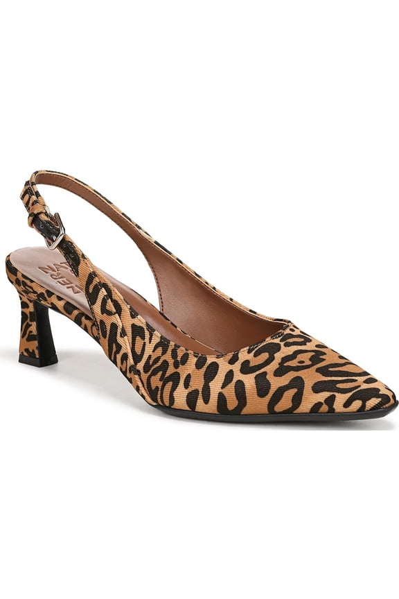 Women's Tansy Slingback Pump Dark Brown Cheetah 11M