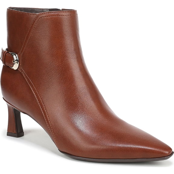 Naturalizer Women's Tucker Ankle Bootie Mid Saddle Brown 9.5M