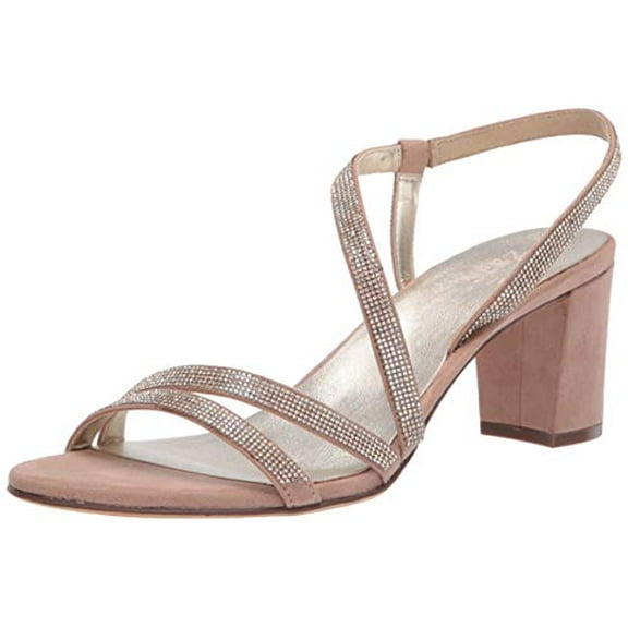 Naturalizer Women's Vanessa2 Strappy Heeled Sandals Barely Nude 9.5M