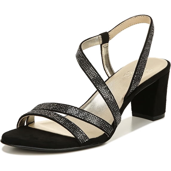 Naturalizer Women's Vanessa2 Strappy Heeled Sandals Black 8M