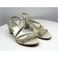 thumbnail image 1 of Naturalizer Women's Vanessa2 Strappy Heeled Sandals White Satin 9W, 1 of 5