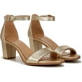 thumbnail image 1 of Naturalizer Women's Vera Ankle Strap Sandals Dark Gold Metallic 11W, 1 of 5