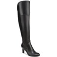 thumbnail image 1 of Naturalizer Women's Yuko Over-the-Knee Boot Black Leather 11M, 1 of 6