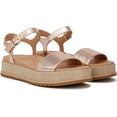 thumbnail image 1 of Naturalizer Women's Zane Ankle Strap Platform Casual Sandal Rose Gold 9M, 1 of 5