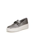 thumbnail image 1 of Naturalizer Womens' Daphne Slip On Fashion Sneaker, Pewter Silver Metallic, 9.5 Wide, 1 of 1