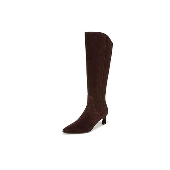 Naturalizer Women's Deesha Knee High Boot Mahogany Brown Suede 10.5M