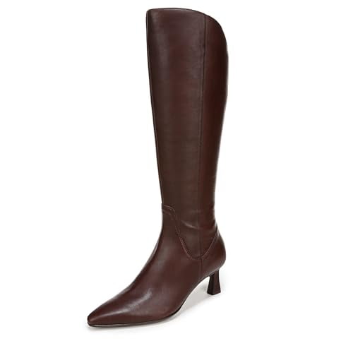 Naturalizer Women's Deesha Knee High Boot Chocolate Bar Narrow Calf 7.5M
