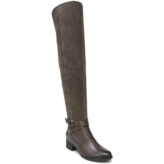 Naturalizer Womens Denny Leather Zip up Over-The-Knee Boots