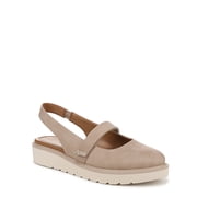 Naturalizer Womens Edison Slingback Mary Jane Flat Warm Taupe Tan 11M