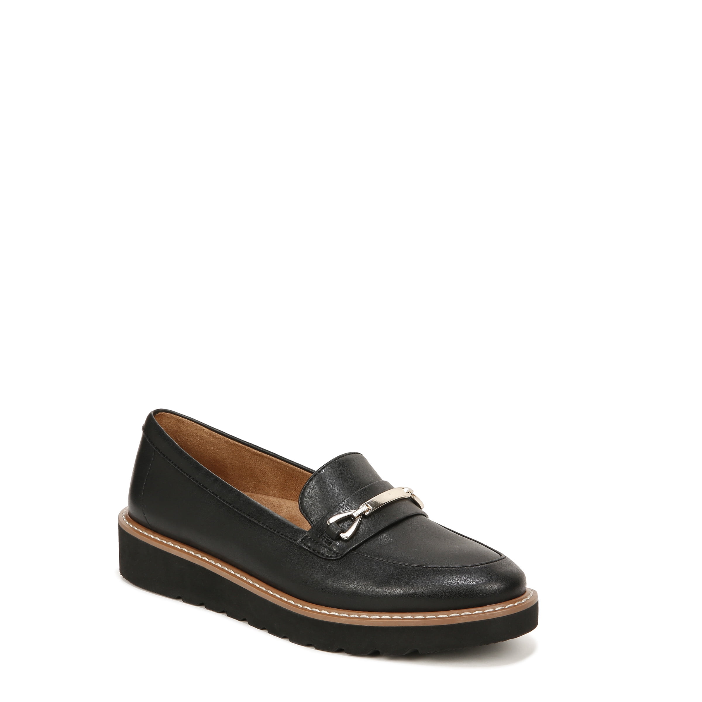Naturalizer Women's Elin Lug Sole Loafer | Lightweight Slip-On, Contour+ Comfort, 3/4" Platform