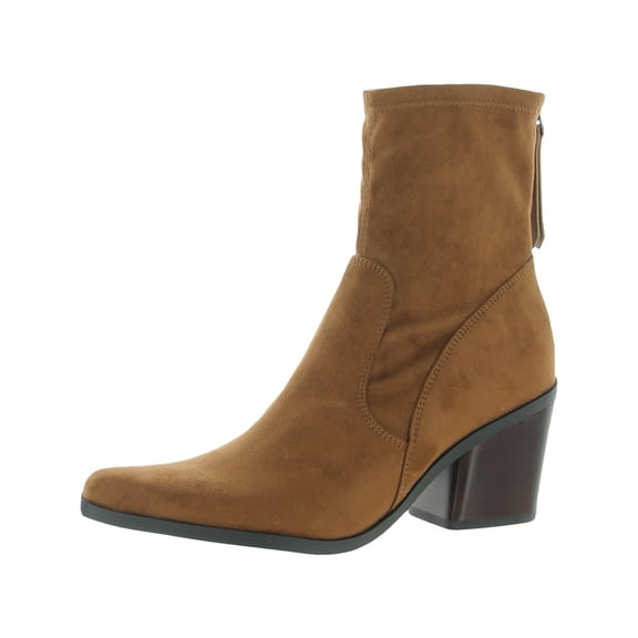 Naturalizer Womens Ella Microsuede Western Booties
