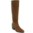 thumbnail image 1 of Naturalizer Women's Fae Knee High Boot Saddle Tan Suede 9W, 1 of 5