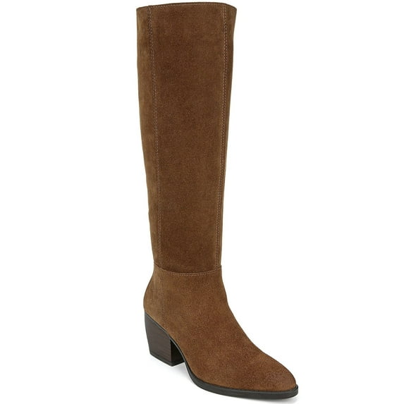 Naturalizer Women's Fae Knee High Boot Saddle Tan Suede 9W