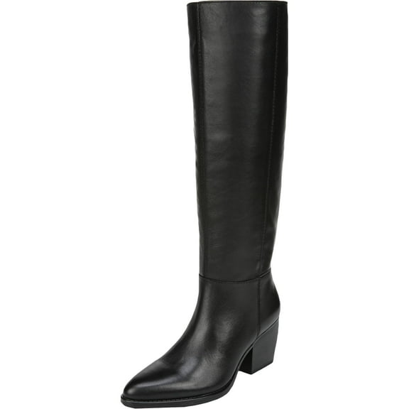 Naturalizer Women's Fae Knee High Boot Black Leather 7.5W