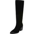 thumbnail image 1 of Naturalizer Womens Fae Zipper Block Heel Knee-High Boots, 1 of 3