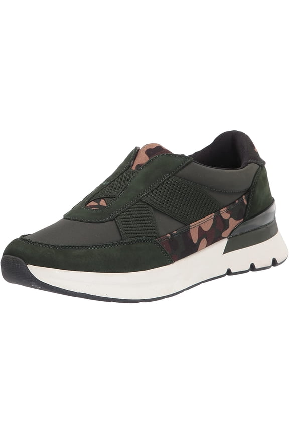Womens Faya-Slipon Sneaker 7.5 Wide Pine Needle