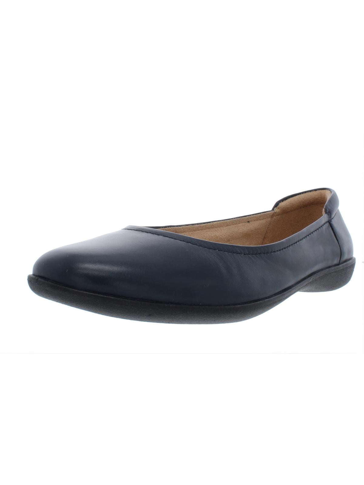 Naturalizer Womens Flexy Leather Round Toe Ballet Flats Walmart