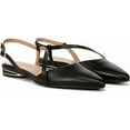 thumbnail image 1 of Naturalizer Womens Hawaii Pointed Toe Slingback Flats Black Leather 7M, 1 of 5
